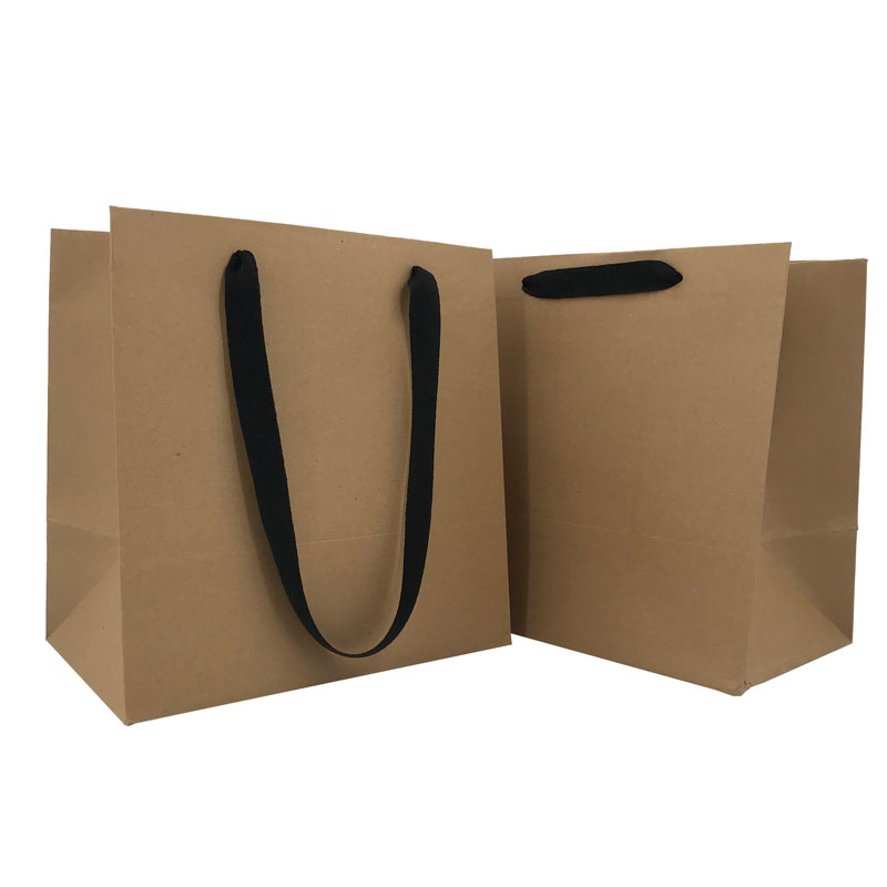 Bolsa de papel kraft ecológica con logotipo para embalaje