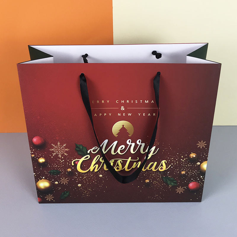 Lipack Feliz Navidad y Julito Año Nuevo Bolso de papel de compra de regalos