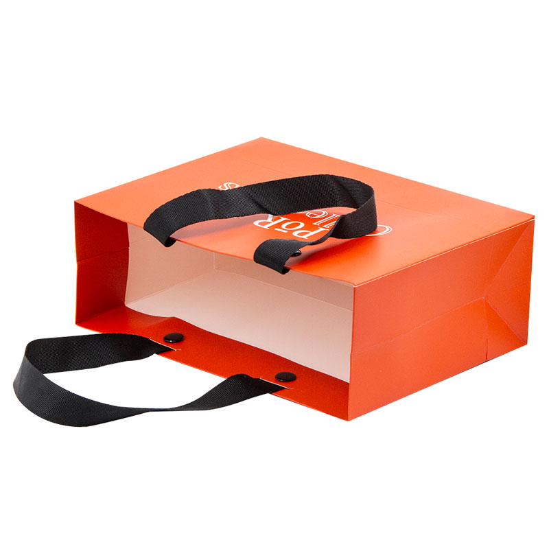 Lipack diseño personalizado bolsa de papel de lujo para regalo con asa