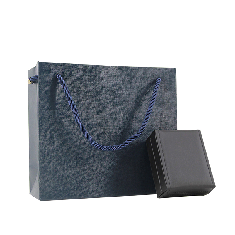 Bolsa de compras de lujo Bolsa o caja de papel de regalo de joyería con logotipo de diseñador